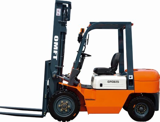 2.5ton Diesel Forklift Trucks with Mitsubishi Yanmar Isuzu Engine and 4.5m 6m Full Free Mast Triple Free Mast Forklift