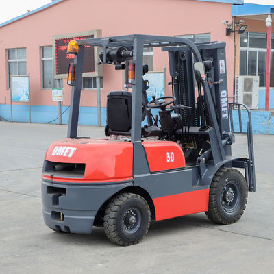 Steel and Rubber 3ton Diesel Forklift Truck with Mitsubishi S4s Isuzu Engine Forklift