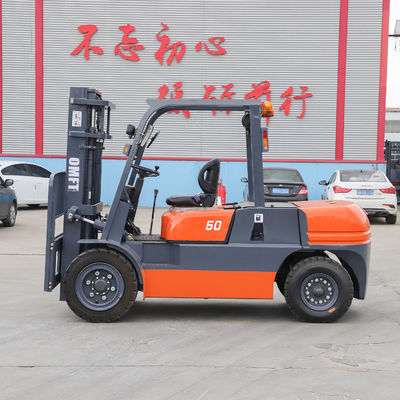 4.5ton Diesel Forklift Truck with Triplex Full Free Mast and Durable Mitsubishi Engine
