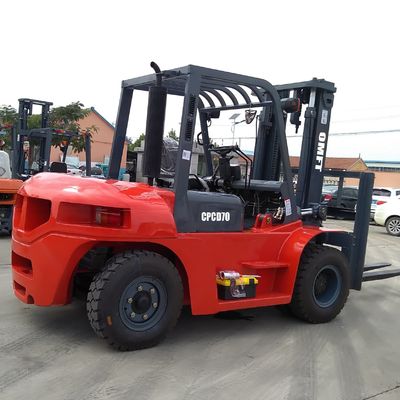 Min. Turning Radius 3320mm 6ton Diesel Forklift Truck with Chinese or Japanese Engine Fork