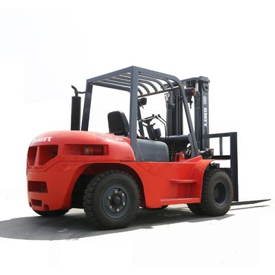 10ton Mitsubishi Isuzu Engine Forklift Truck with Triplex Full Free Mast and Solid Tyre