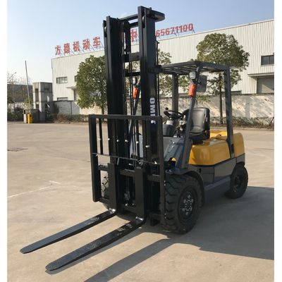 Japanese Yammar Engine 3t Diesel Forklift with Triplex Container Mast and Side Shift