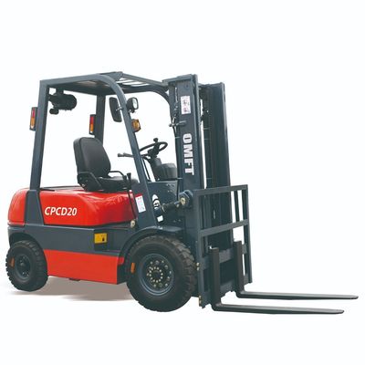2.0ton 2000kg Cpcd20 Diesel Forklift Truck with 5m 5000mm Mast Triplex and Free Lift