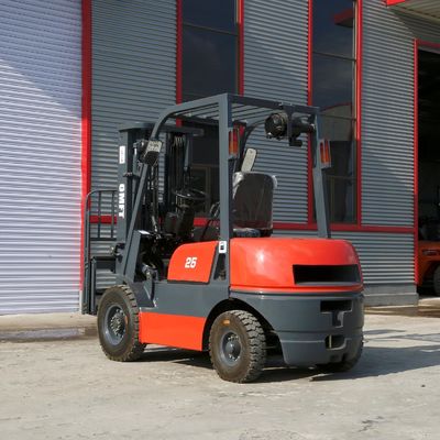 2.5 T Diesel Forklift Truck with 5.5m 5500mm Mast Triplex and Free Lift Yammar Engine