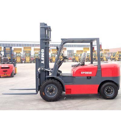 4.5ton 4500kg Cpcd45 Cpcd50s Diesel Forklift Truck with Lift height 3000-7000mm Free