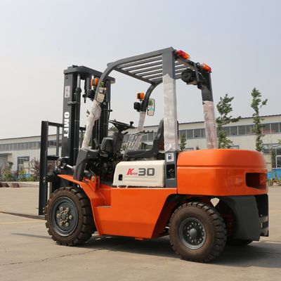 OEM and Spare Parts 3.0 T Diesel Forklift Truck with 6m 6000mm Mast Triplex Free Lift