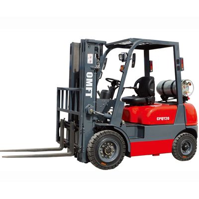 2ton Dual Fuel Forklift Trucks with Side Shift Solid Tyre Toyota Technical Petrol LPG Forklift