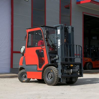 3.5tons LPG Forklift with Nissan K21 K25 Petrol Gasoline Engine Pneumatic or Solid Tyre