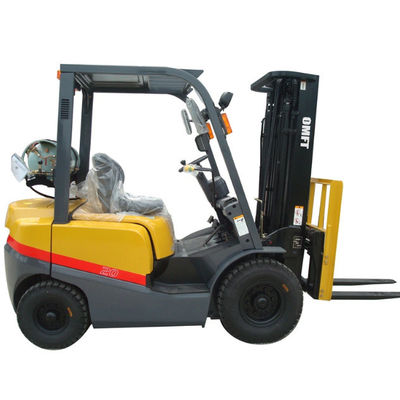 4 Wheel Gasoline/LPG/Petrol Reach Forklift with Forklift Positioner and Sideshifter