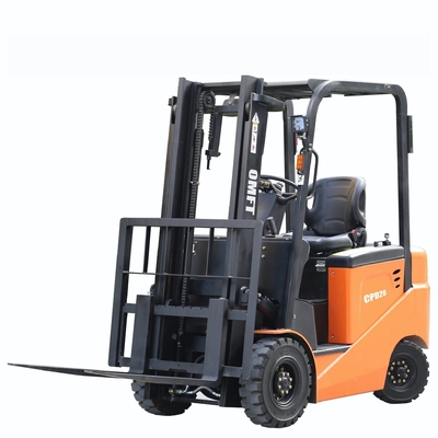 Electric Forklift Truck with 2ton Load Capacity and 4500mm Three Stage Full Free Mast