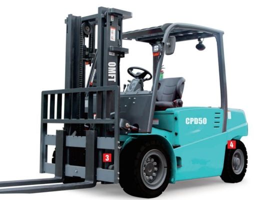 Fork 1220mm 5ton 6ton Electric Counter Balance Forklift for Cold Storage Warehouse