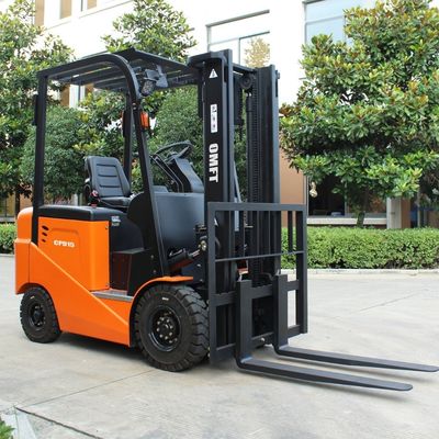 Electric Forklift Truck with 1500kgs Capacity and Maintenance Free Battery Charger