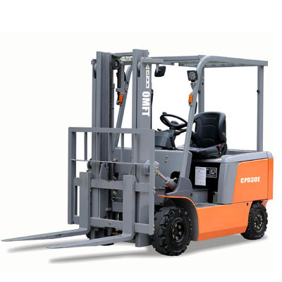 3m Two Stage Full Free Mast Duplex Full Free Mast Battery Forklift Truck 3ton Electric