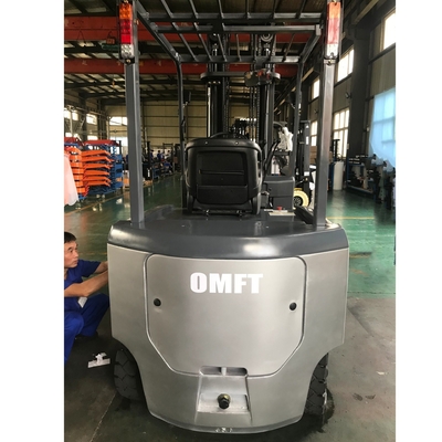 1.5ton Electric Forklift Truck with Min. Turning Radius of 2355mm and 3m Lift Height