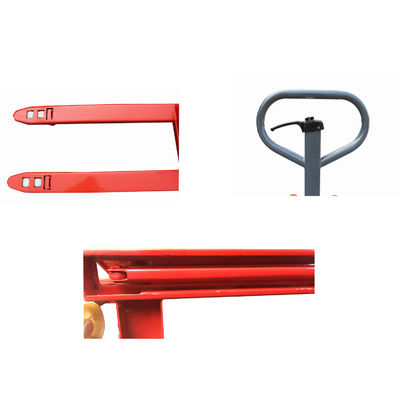 Yellow 3.5 Ton Manual Pallet Jack for Warehouse Equipment Lift Height 160-195mm