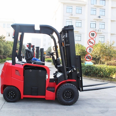 CE Certified CPD25M 2.5 Ton Electric Forklift with Steel and Rubber Material Handling