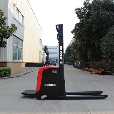 1.5t Battery Pallet Truck Electric Pallet Stacker with Ce ISO 1.6m 2m 2.5m 3m 3.5m Mast