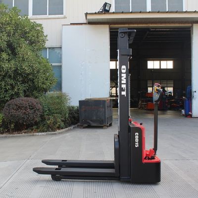 2150mm Min Intersecting Aisle Width Electric Pallet Stacker for and 1.2 T Capacity