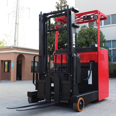 1500kg Seated Electric Reach Stacker Truck with 1.6m-7m Mast and Free Battery Charger