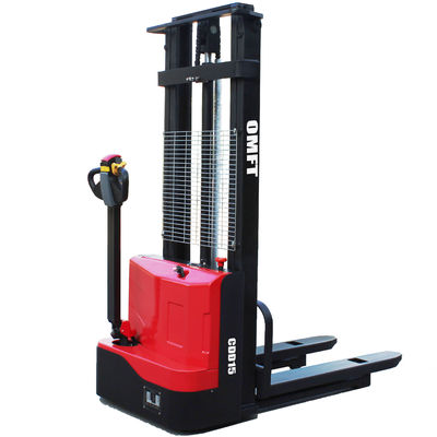 Electric Walkie Stacker 1.5ton 1ton with Battery and Charger 1.6m 2m 2.5m 3m 3.5m Mast