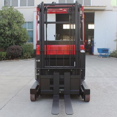 2 Ton Electric Reach Stacker with 5500mm Lifting Height 5.5m Mast Pallet Stacker Truck