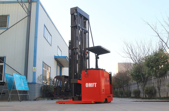 1.0t 1.5t 6m 7m 3way Battery Operated High Lift Electric Reach Truck for Timber Ce ISO SGS