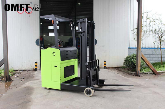 Steel and PU Material 1 Ton Reach Truck CE ISO SGS Standard for Your Benefit