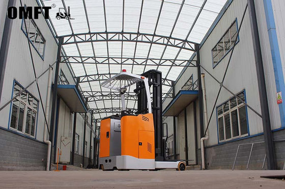 CE Certified Steel PU Mast Front Moving Battery Reach Truck with Free Battery Charger