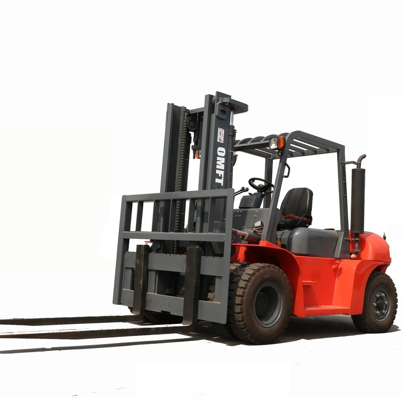 Ce Standard 10ton Diesel Forklift Truck with Duplex Triplex Mast and Fork Positioner