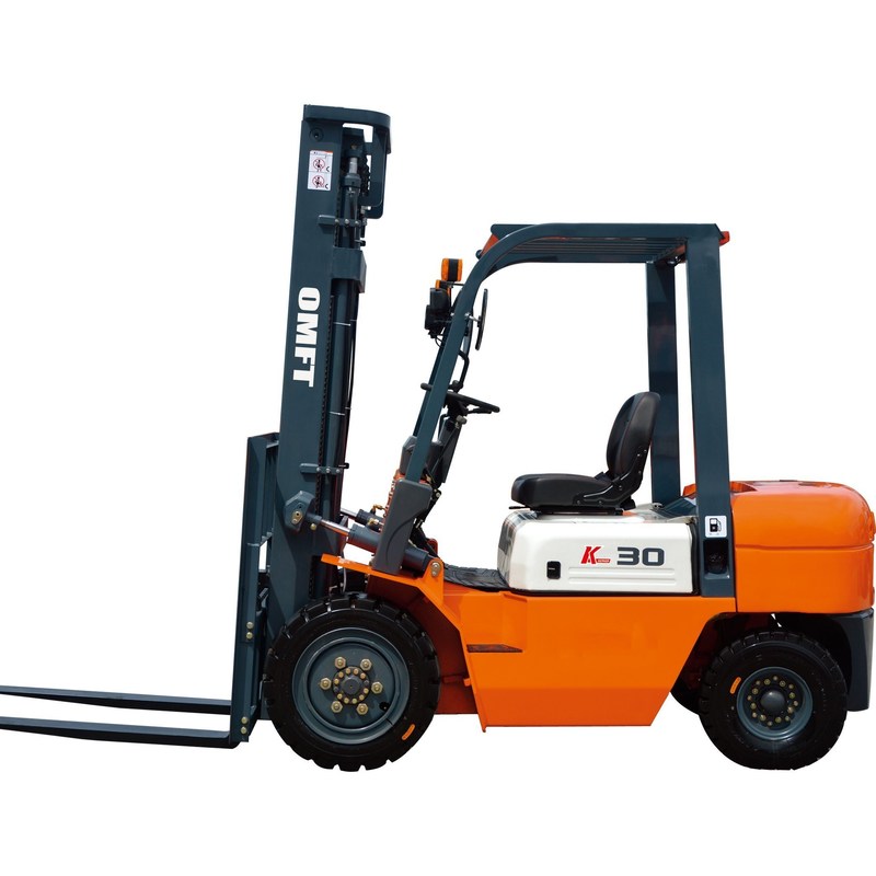 3 Ton 3.0 T Diesel Forklift Truck Lift Height 3m-7m for Steel and Rubber Materials