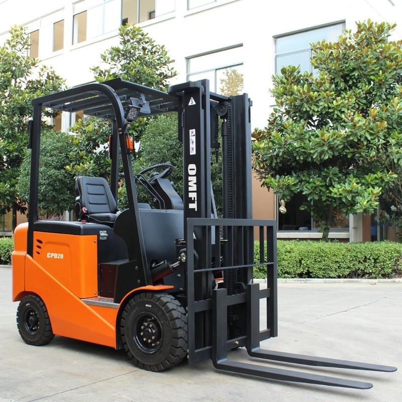 2 Ton 4 Wheels Electric Forklift for Cold Storage Warehouse 3000-7000mm Lift Height