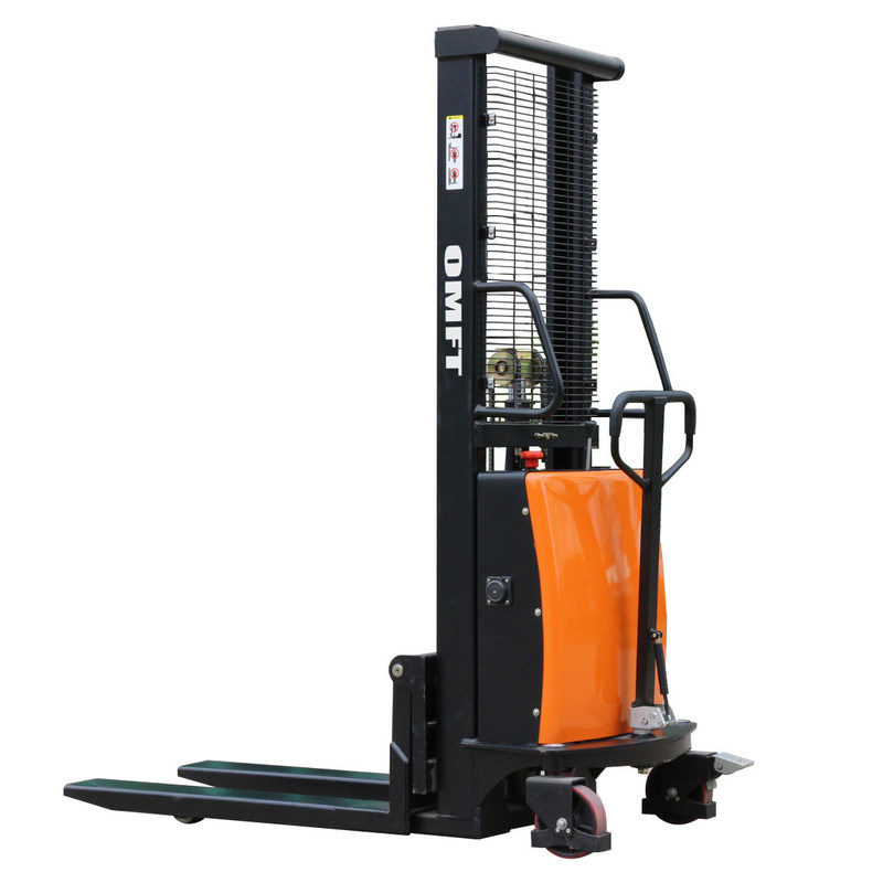 Standard Ce ISO SGS 1.0 Ton 1000kg Electric Pallet Stacker with 1600mm Lifting Height