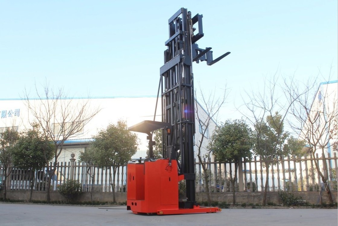 Steel PU 3-Way Electric Reach Truck Stacker with Battery and Charger Tcm/Linde/Yale/Toyota/Crown/Hyster/Heli/Ep/Hangcha